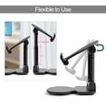 thumbnail image 3 of Amdohai Foldable Desktop Smartphone Stand Tablet Bracket Phone Holder Adjustable Height for Live Streaming, 3 of 7