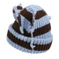 thumbnail image 4 of qolati Winter Knit Beanie Hat for Women Cute Ears Windproof Elastic Skull Cap Y2k Vintage Warm Crochet Hats, 4 of 5