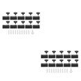 thumbnail image 1 of Riwesomey Conveniente y confiable Cerradura de seguridad para ventana corrediza Cerradura de puerta liviana reutilizable Seguridad Type1 NO1, 1 of 6