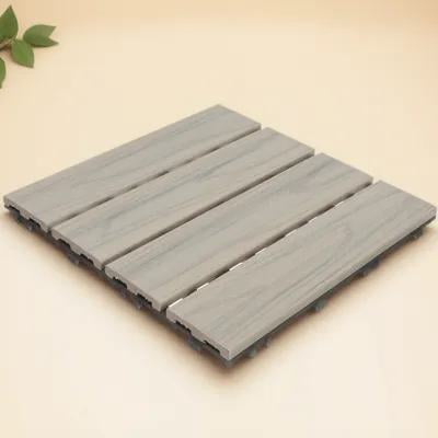 FUTUREORYY Decorative Waterproof Flooring Plastic Deck Tiles Family Balcony 1Set