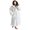 Blue, variant on skylinewears women's 100% terry cotton bathrobe toweling hooded robe charcoal medium