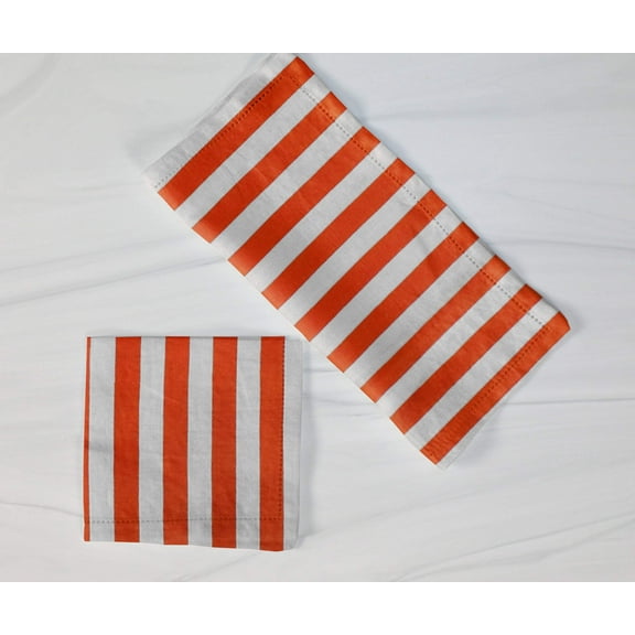 Cotton 1 Inch Stripes Napkins 18"X18"