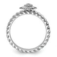 thumbnail image 2 of Sterling Silver Stackable Expressions Diamond Star Ring, 2 of 6