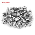 thumbnail image 2 of 20pcs  Cabinet Rack Screws & Cage Nuts Assortment Kit, Sturdy and Durable, Convenient to Install, Preferred Fasteners for Electrical Cabinets, Nickle Plated Iron Material,, 2 of 7