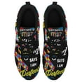thumbnail image 2 of Autism Awareness God Says I Am Perfect Shoes for Men Women Running Shoes Lightweight Walking Sneakers Mesh Athletic Sport Shoes Black Size 7, 2 of 5