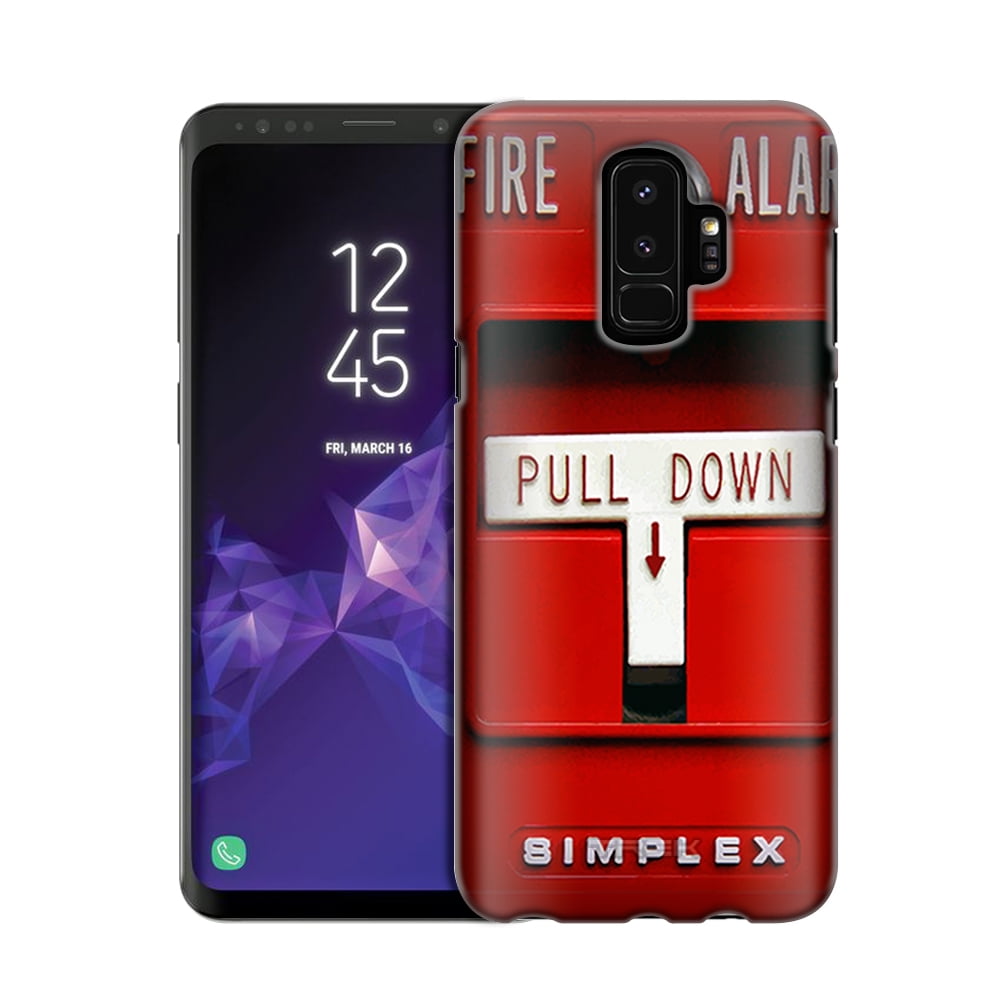 Samsung Galaxy S9 Plus Red Fire Alarm Pull Down Case