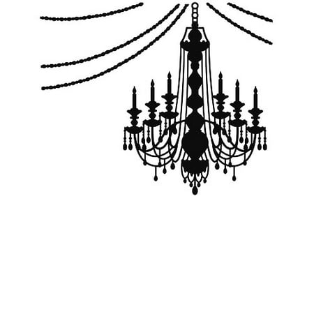 Embossing Folder 4.25"X5.75"-Chandalier Hanging From Corner