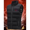 thumbnail image 4 of Chaleco calefactor eléctrico unisex 23 zonas calefactoras para ciclismo pesca (negro L) Likrtyny Para estrenar, 4 of 9
