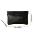 thumbnail image 3 of hulanddfd Jewelry Travel Bag, Faux Leather Snap-Close Coin Purse Small Makeup Bag for Purse, 3 of 6