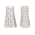 thumbnail image 7 of Yiaed Cute Flower Print Women's Sleeveless Dress, Loose Fit Summer Dress, Casual Sleeveless Dress for Women, 7 of 7