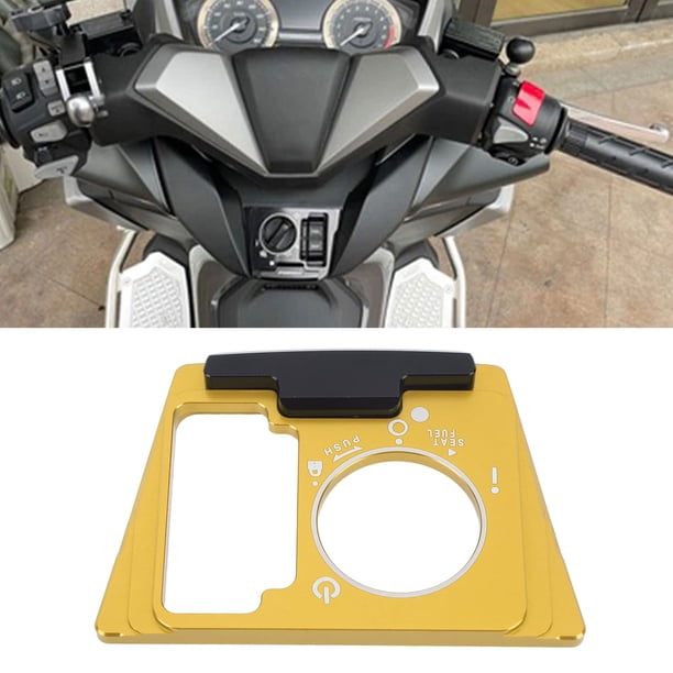 Cubierta del Interruptor de Encendido de la Motocicleta KIMISS Push to Start Button Cover CNC aleación de Aluminio Interruptor de Arranque para 350 NSS350 2018 a 2022 ANGGREK Otros