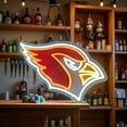 thumbnail image 2 of Queen Sense 16"x13" For Arizonas Sports League Cardinals LED Neon Sign for Wall Decor Dimmable USB Powered LED Light W116ACL-5VLED, 2 of 8