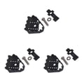 thumbnail image 4 of ZheElen Black Motorcycle Brake Lever Extension Pedal Easy Installation Motorcycle Extender Bracket Pad 3Set, 4 of 6