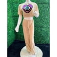 thumbnail image 1 of Conjunto De Ojo Turco Blusa Y Pantalón Acampanado Color Beige Talla Unitalla Marca Emil SaEs, 1 of 4