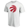 thumbnail image 2 of Men's White Toronto Raptors Primary Logo T-Shirt, 2 of 3