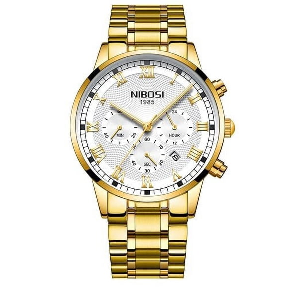 NIBOSI Relojes Hombre Watch Men Luxury Brand Chronograph Male Sport Watches Waterproof Quartz Men Watch Relogio Masculino