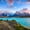 Torres Del Paine Horizon, variant on Elephant Stock Grand Teton Sunset Wall Art - Horizontal Multi Panel Canvas - 4 Pieceliving Room Wall Decor - Photography Nature Multi Panel - Pink And Blue Decor - 24" x 14"
