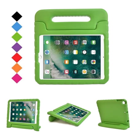 iPad 6th Generation 9.7 2018 Case iPad 5th Gen 2017 Case Dteck Light Weight Shock Proof Convertible Handle Stand EVA Protective Shell Kids Case For Apple iPad 9.7 inch 2017/2018 Green