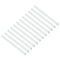 thumbnail image 1 of Uxcell Drawer Slides, 12Pcs 235mm - Plastic Drawer Rails, Side Mounted Grooved Guide Rails for Cabinet Drawers (White), 1 of 5