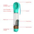 thumbnail image 3 of Tazón portátil multifuncional para mascotas con capacidad de 500ML y bolsa de almacenamiento, ideal para perros, disponible en color azul., 3 of 6