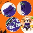 thumbnail image 4 of Halloween Dog Sweater Costumes for Small Medium Dogs, Sweater Turtleneck Knitted Pet Puppy Clothes Soft Warm Cold Weather Dog Halloween Costume Party Outfit, 4 of 9
