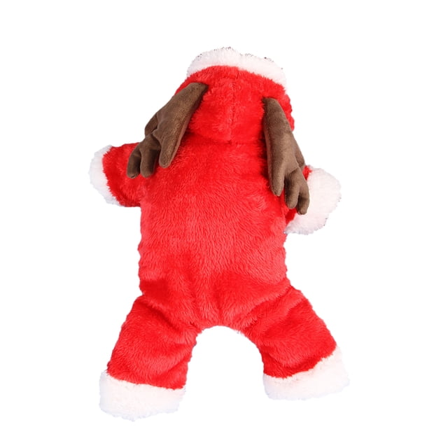 Soft Warm Dog Ropa para mascotas Ropa con capucha Coral Fleece Perros pequeños Puppy Coat Cuatr CACAGOO Ropa para cachorros