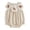 Beige, variant on Newborn Baby Girl Easter Outfit Bunny Bow Embroidery Collar Sleeveless Bubble Romper Bodysuit Jumpsuit Clothes Size 12-18Months Blue