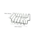 thumbnail image 4 of IFANLANDOR 1Pack Chicken Roasting Rack Black Iron Grill Rack for Outdoor Cooking, 4 of 6