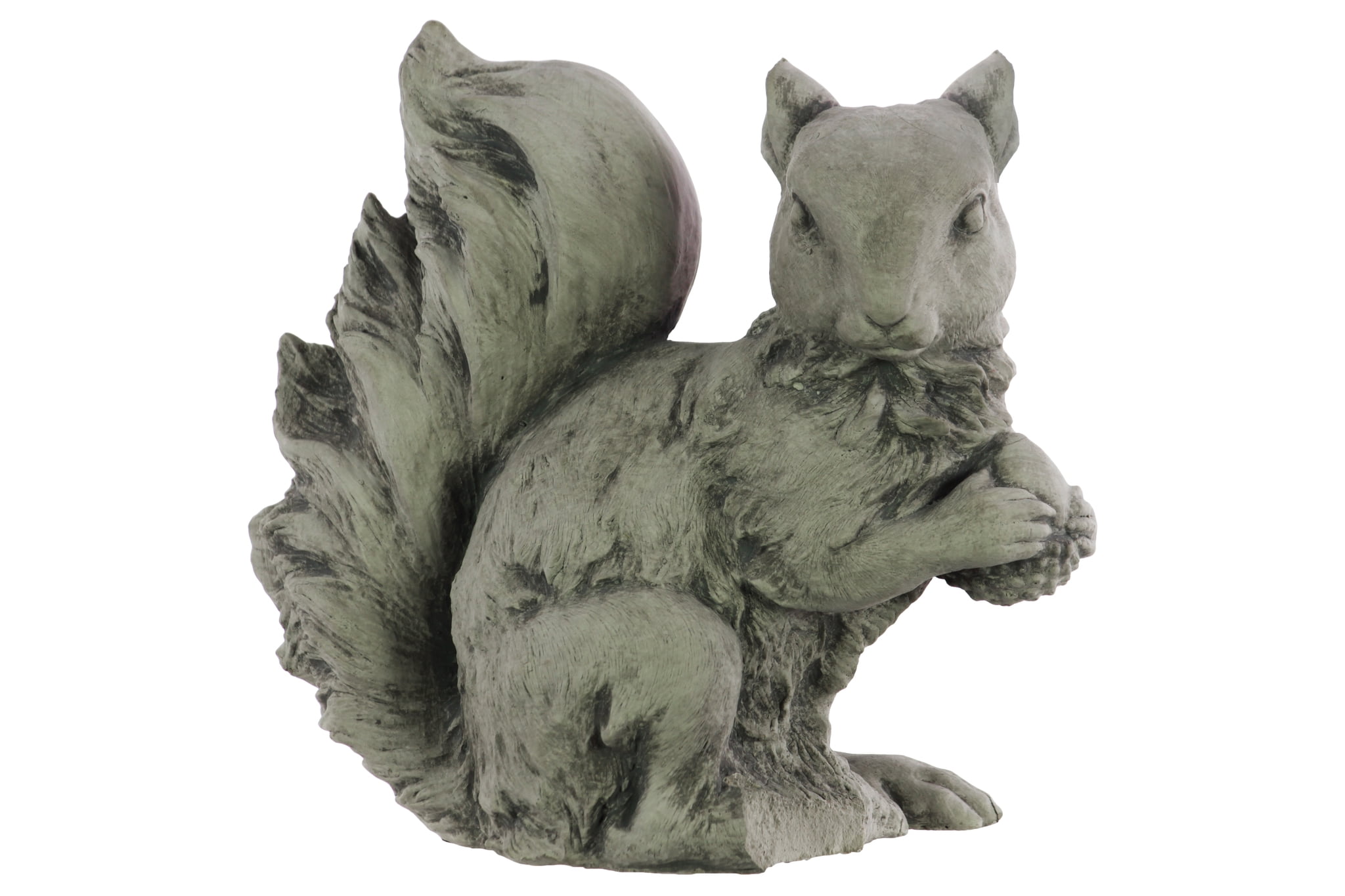 Benjara 13 Modern Polyresin Decorative Lion Figurine With Crown In Black Walmart Com