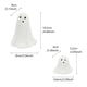 thumbnail image 3 of Cute Ceramic Glowing Ghost Decoration, White Ghost Sculpture, Suitable For Home, Halloween, Party, Desk Decoration, 3 of 8