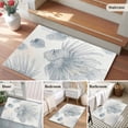 thumbnail image 6 of Lionfish Washable Small Entryway Area Rugs 2'x3', Watercolor Gradient Grey Blue Fishes Beige Texture Low Pile Throw Rug Non-Slip Sturdy Edge Binding Carpet for Front Door Floor Room Entry, 6 of 9