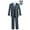 Light Gray, variant on B-One Kids Boys' Formal Slim Fit Suit 5 Piece Set includes Suit Jacket, Dress Pants, White Dress Shirt, Matching Suit Vest and Clip-on Tie for Toddlers, Little Boys, and Big Kids