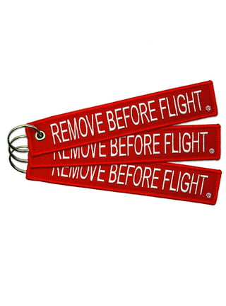  Rotary13B1 Remove Before Flight Key Chain - 5 Pack Red with  White Letters : Clothing, Shoes & Jewelry