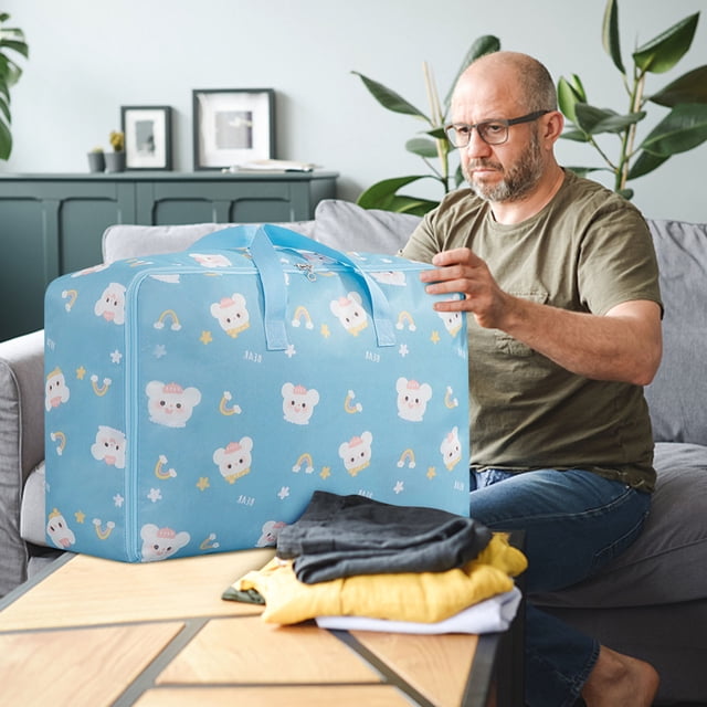 Thickened Portable Quilt Bag With Large Capacity Cloth Travel And Moving Bag Luggage Bag Storage Bag