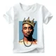 thumbnail image 4 of Camiseta de algodón de hip hop para niños, camisetas de manga corta de verano a la moda para niños y niñas de 2 a 12 años, camisetas superiores, ropa deportiva informal para niños, 4 of 5