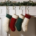 thumbnail image 3 of Sac de Bas Tricoté de Noël Festif pour Fête Familiale Intérieur et Rangement de Bonbons pour Enfants, 3 of 3