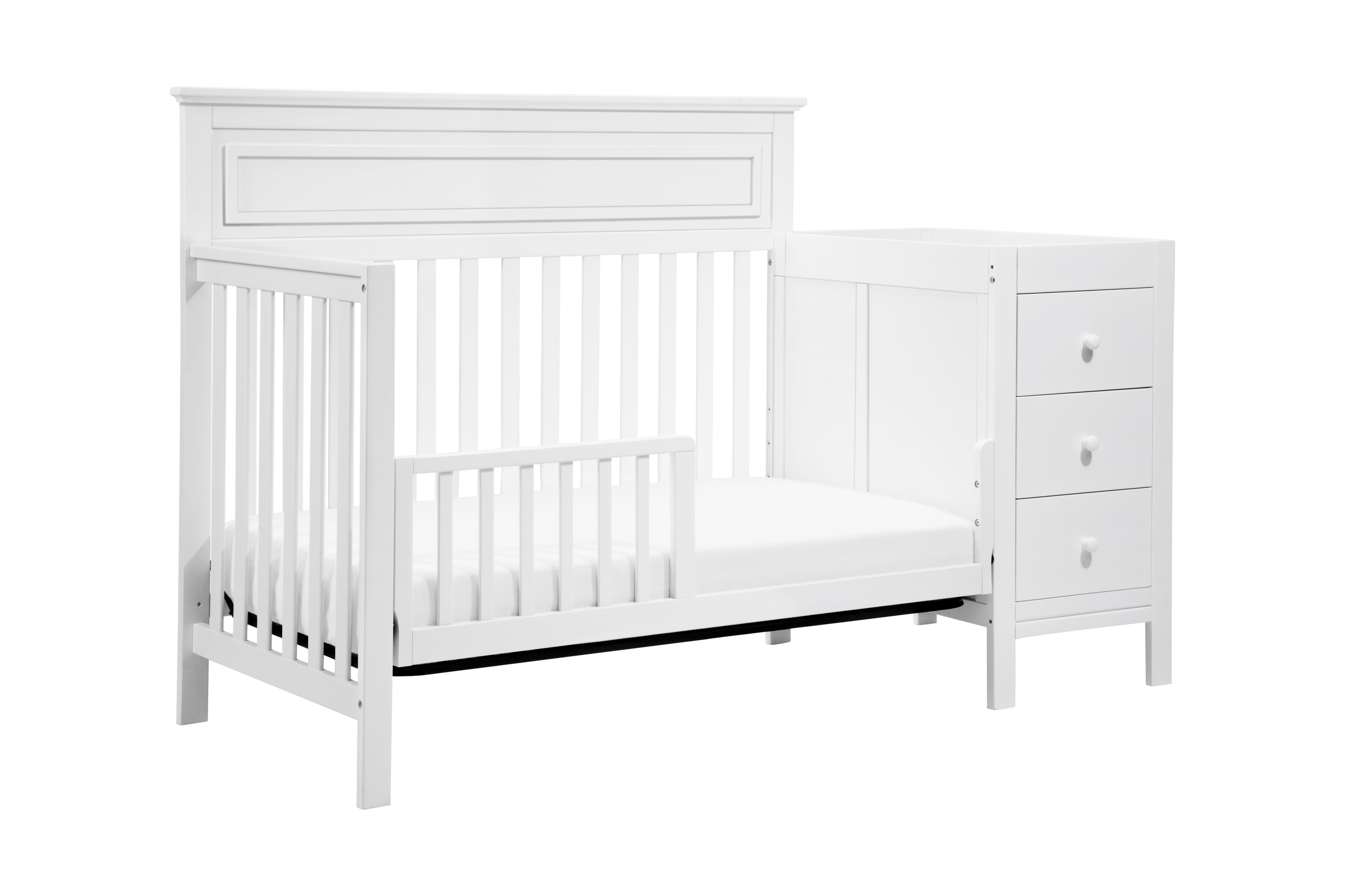 Davinci Autumn 4-in-1 Convertible Crib and Changer, White