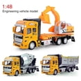 thumbnail image 3 of Toys for Boys Truck Toy Kids Construction Vehicles 3 4 5 6 7 Year Baby Xmas Gift, Dump Trucks, Excavator, Cement Mixer Truck 3pcs, 3 of 9