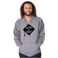 thumbnail image 5 of Never Doubt Proud Graduate Graduation Zip Up Hoodie Men's Women's Brisco Brands X, 5 of 6