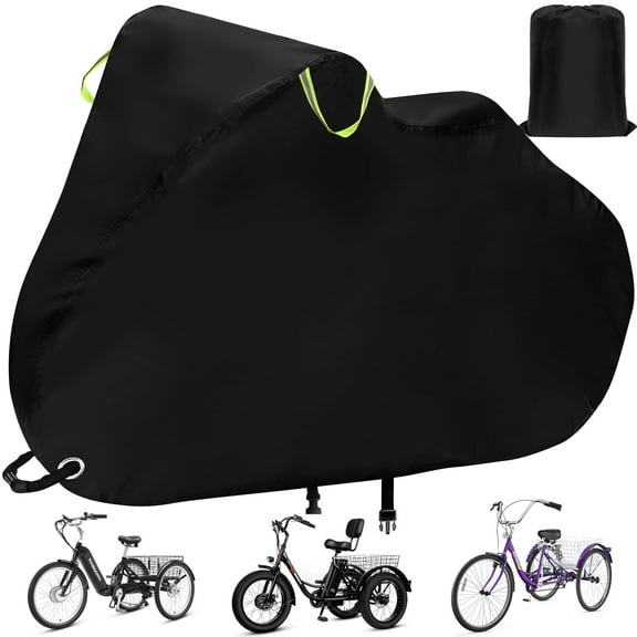 Funda para triciclo, grande, 198 x 86 x 112 cm, impermeable