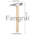 thumbnail image 2 of For 9 Oz Welding Chipping Hammer Steel Tackhammer Electricians Hammer, 2 of 5