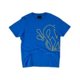 thumbnail image 1 of Y2k-Camiseta gótica de 2 piezas con letras de hip-hop para hombre, pantalones cortos de pierna ancha con cordón, traje de Universidad Americana, 1 of 5