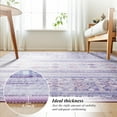 thumbnail image 7 of Ultrug Soft Boho Area Rug Moroccan Geometric Rugs Washable Carpet for Bedroom Living Room Home Decor,4'x6',Blue Purple, 7 of 7