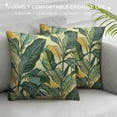 thumbnail image 3 of GOSMITH  Tropical Palm Leaves Throw Pillow Case Banana Jungle Leaf Seamless Floral Pattern Pillow Cushion Cover Home Sofa Decorative, 3 of 5