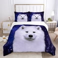 thumbnail image 3 of Kids Bear Bedding Set Chic Bedding Comforter Set for Girls Teens Galloping Bear Printed Comforter 3D Wild Animal Duvet Set Bedroom Decor Quilt Set 3Pcs King Size, 3 of 7