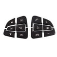 thumbnail image 3 of MYG 12pcs Black ABS Car Steering Wheel Button Cover Sticker for Benz C W205 2015-18, 3 of 9
