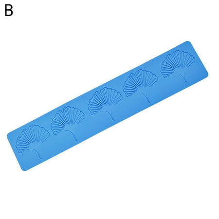 

Trayknick Fondant Pad Flower Leaf Shape Easy to Demould Silicone DIY Sugar Craft Fondant Mold for Bakery