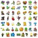 thumbnail image 2 of Pegatinas de anime con plantas y zombis, paquete de 50 unidades, 5-7 cm, decorativas, 2 of 2