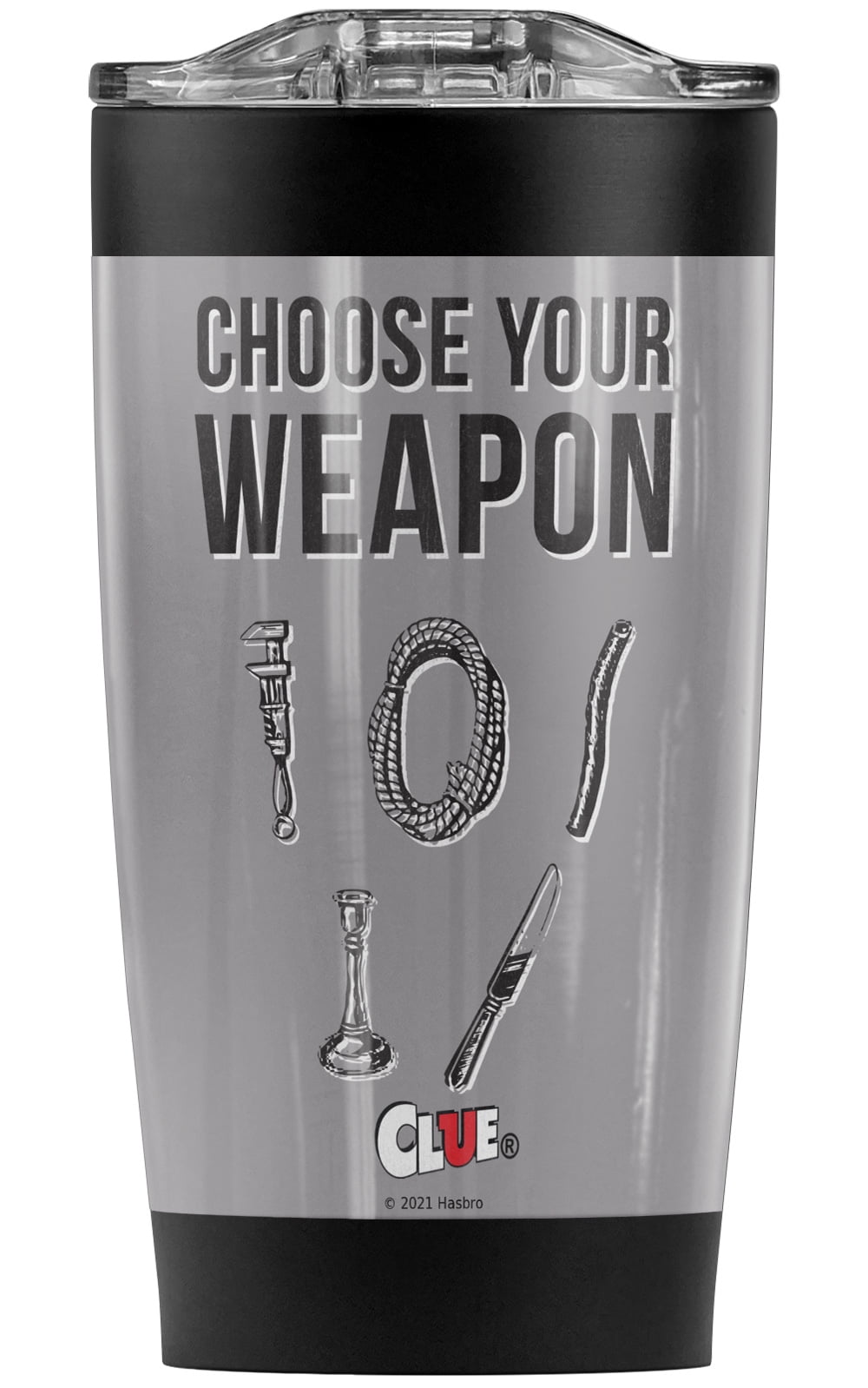 Clue/Choose Stainless Steel Tumbler 20 oz Coffee Travel Mug/Cup, Vacuum