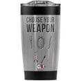 thumbnail image 1 of Clue/Choose Stainless Steel Tumbler 20 oz Coffee Travel Mug/Cup, Vacuum Insulated & Double Wall with Leakproof Sliding Lid | Great for Hot Drinks and Cold Beverages, 1 of 7